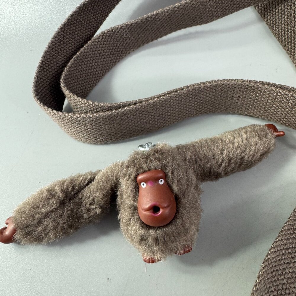 Kipling Brown Cotton Adjustable Strap with A Matc… - image 4